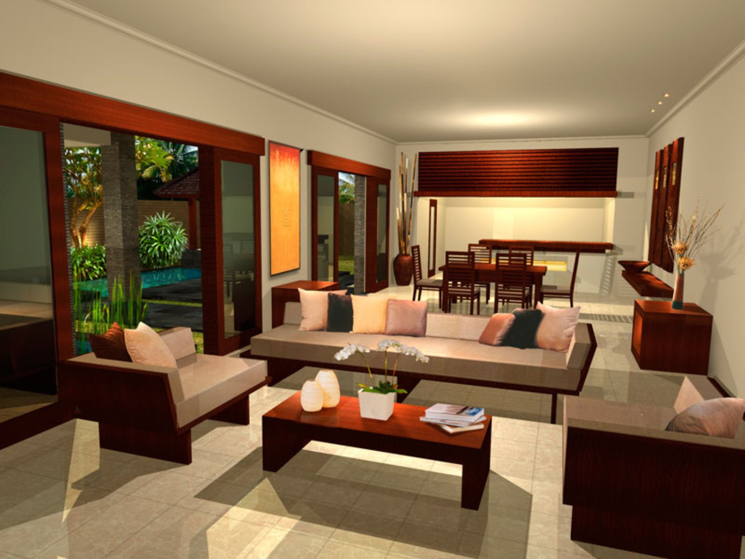 Jasa Kontraktor Interior Ruang Tamu di Bali