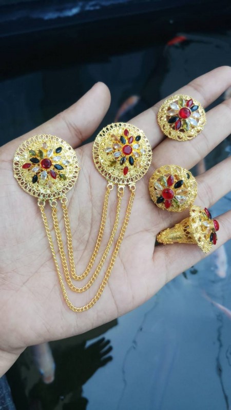 Bros Kebaya Kutubaru Terbaru Warna Merah Kombi 1