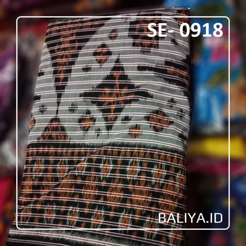 Jual kain endek meteran Abu
