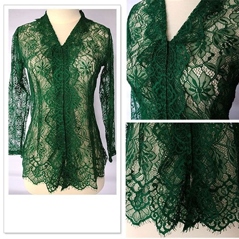 15 Kebaya Untuk Kulit Gelap emerald Green