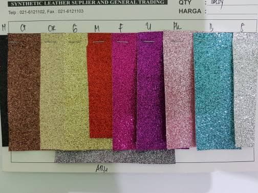 Bahan Glitter Untuk Pembuatan Sandal Wanita