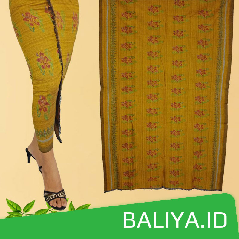 Endek Semi Mastuli Warna Kuning