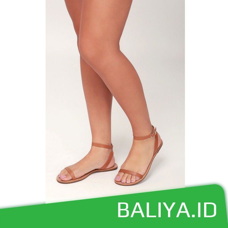 Flat Shoes Warna Cokelat Muda