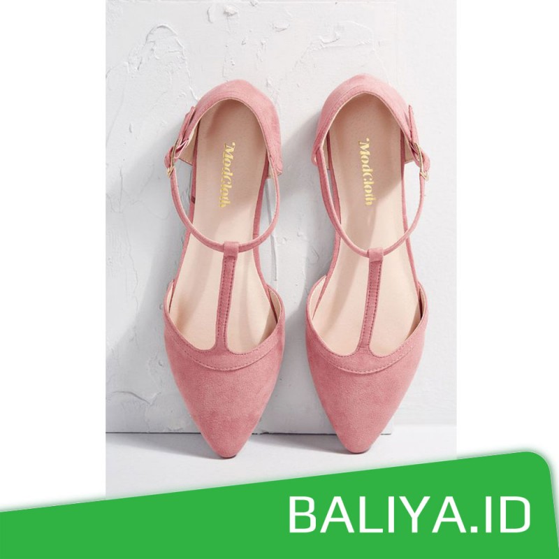 Flat Shoes Warna Pink