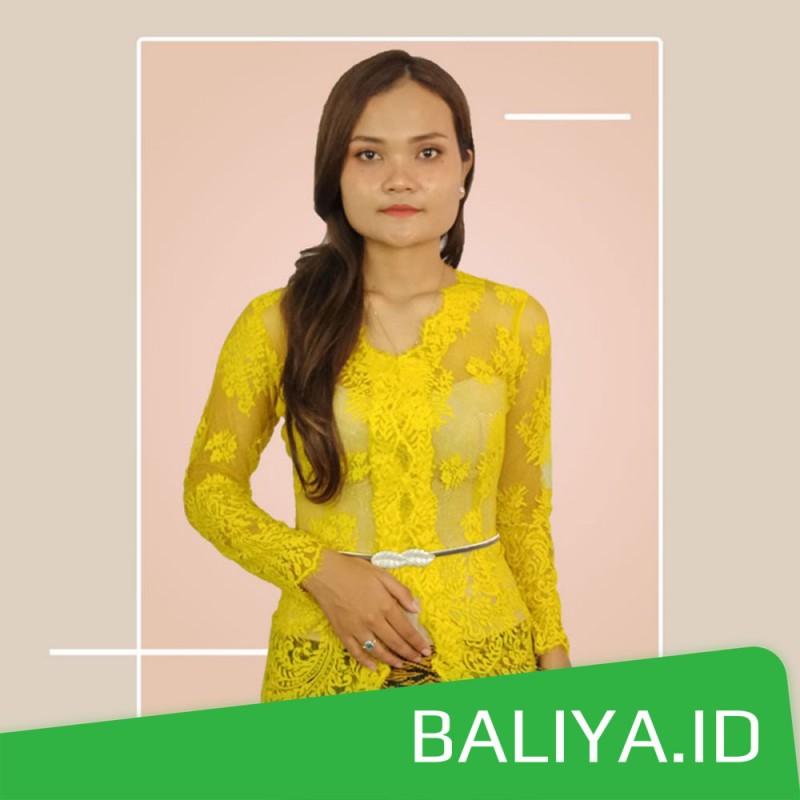 Kebaya Warna Kuning