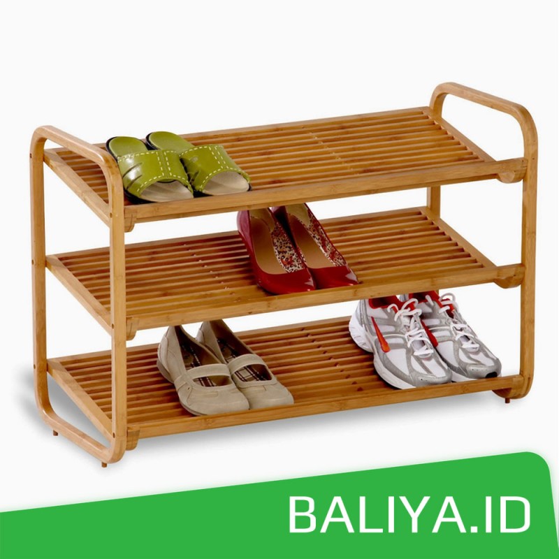 Rak untuk menyimpan sandal wedges