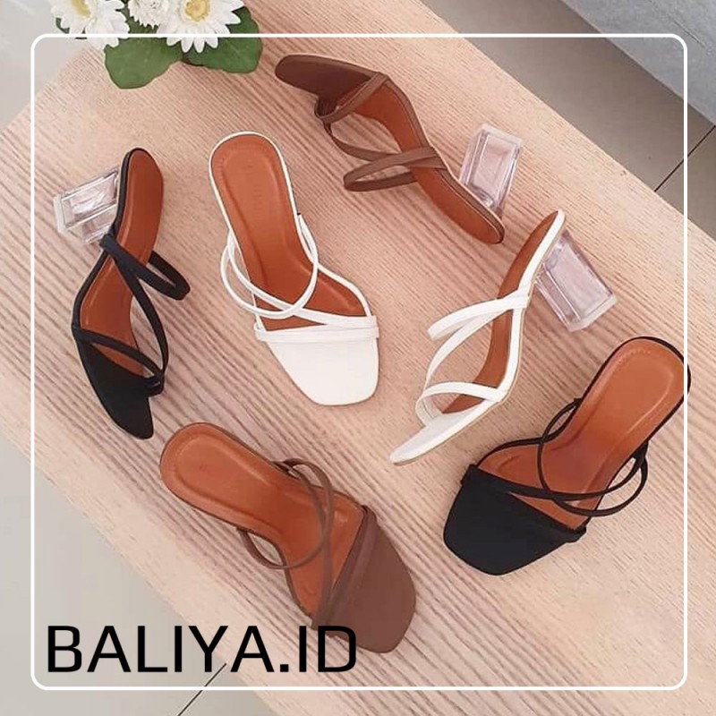 Sandal Heels Pendek Mempesona