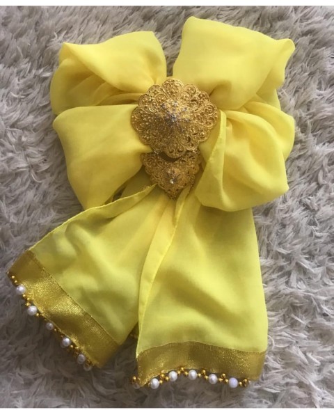 Selendang Bali Warna Kuning