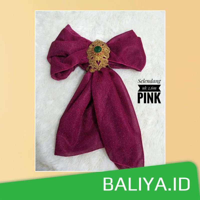 Selendang Warna Pink