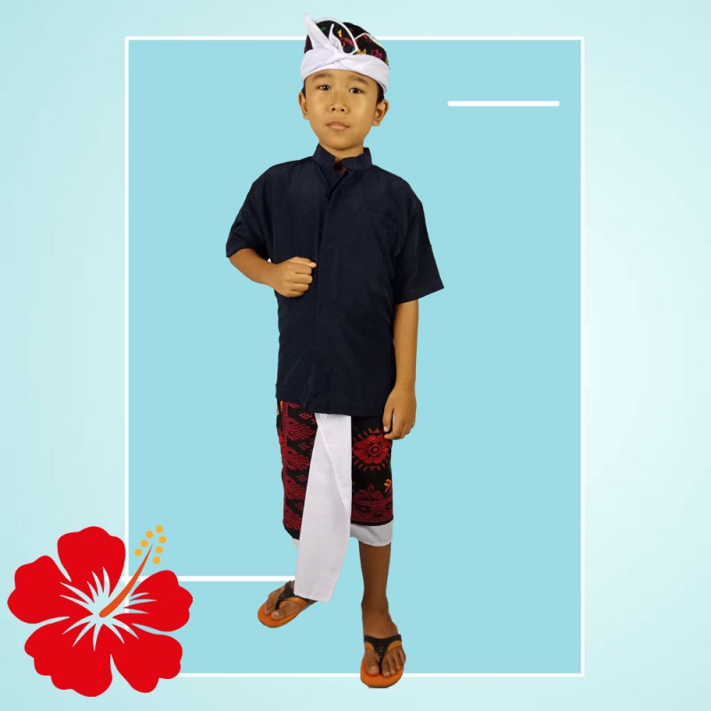 Set Pakaian Adat Bali Untuk Anak Pria  Cowok Terbaru Murah