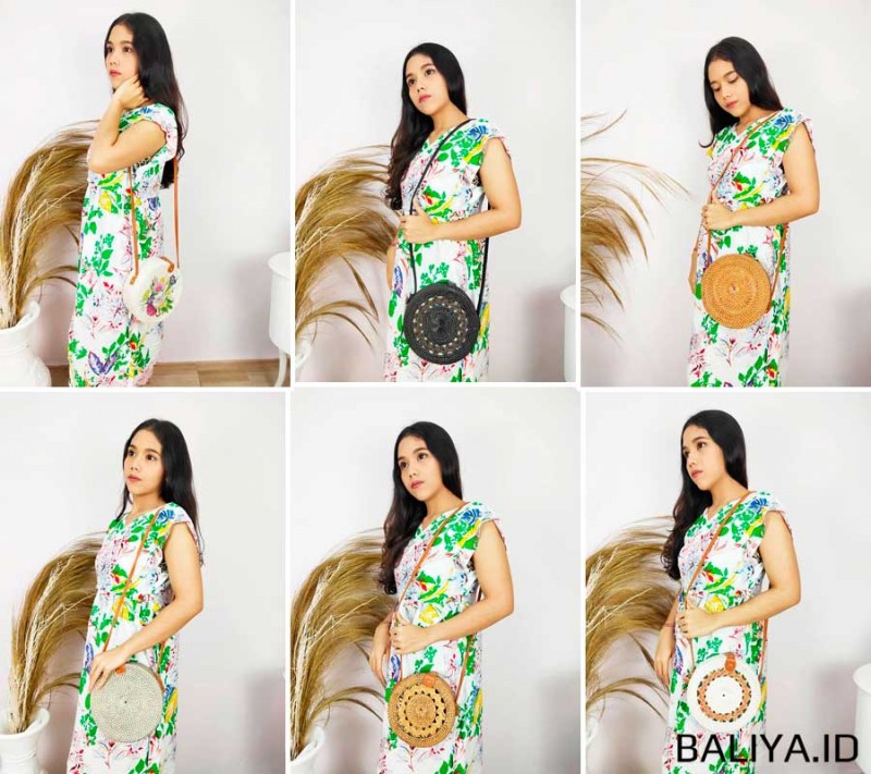 Tas Rotan Bulat Bali