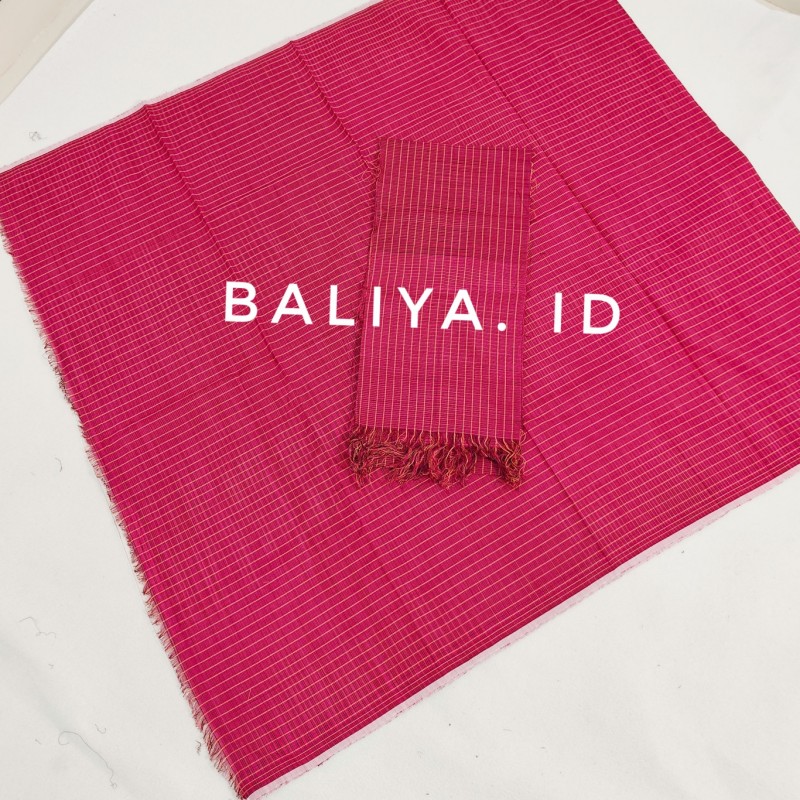 endek bebali warna pink baliya 