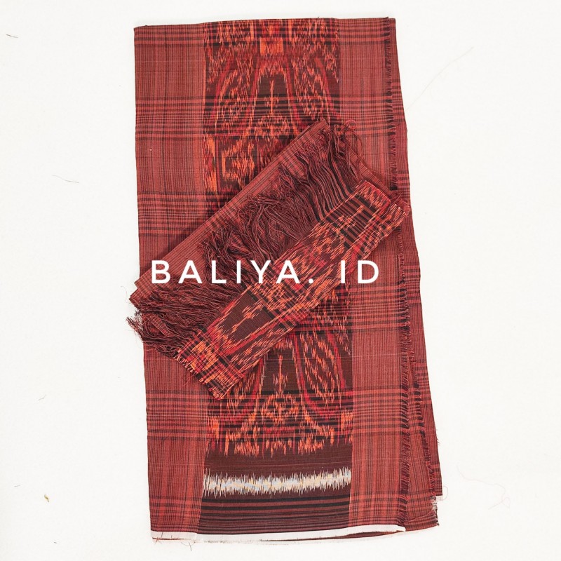 endek dobol baliya id set selendang