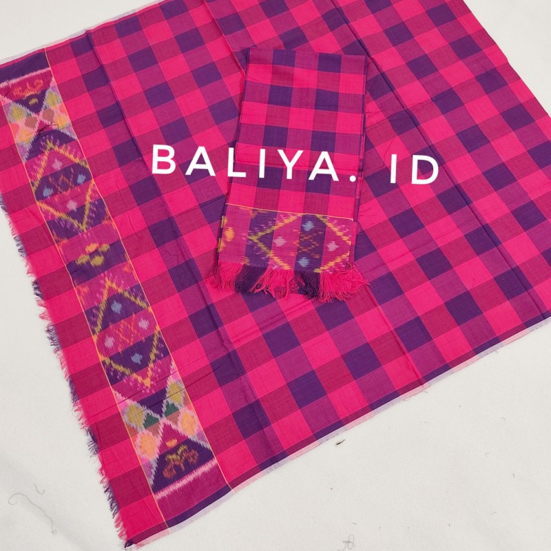endek dobol baliya id warna pink lemaran
