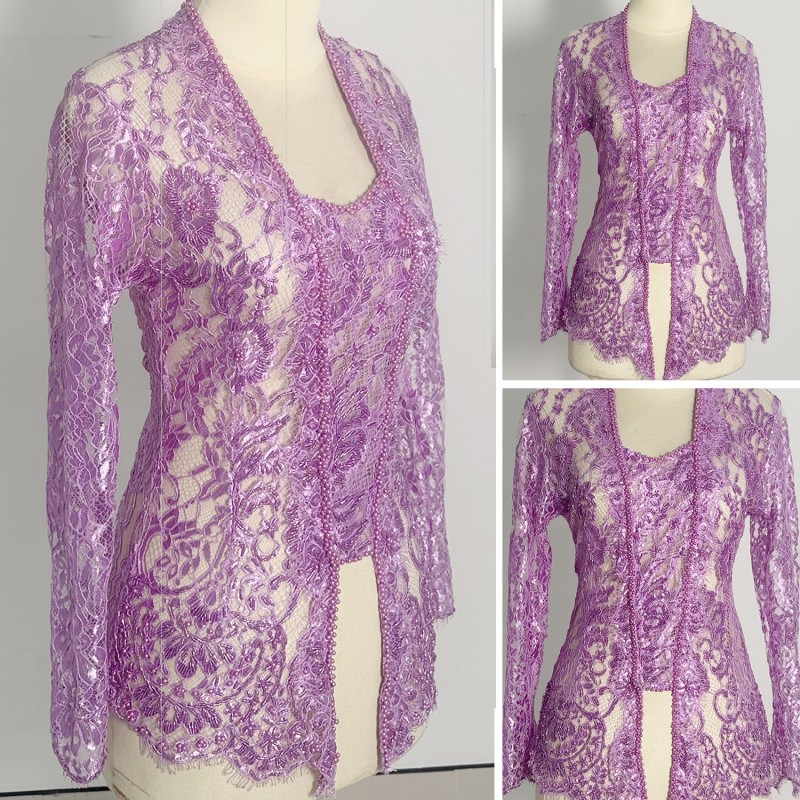 kebaya peyet purpel