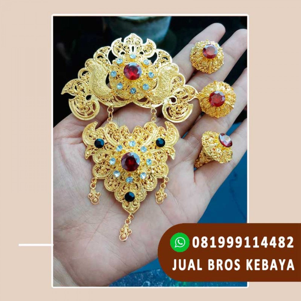6 Koleksi Bros Kebaya Kartini Model Desain Terupdate