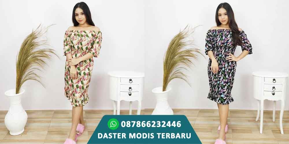 Daster Kerut Dada Lengan Pendek