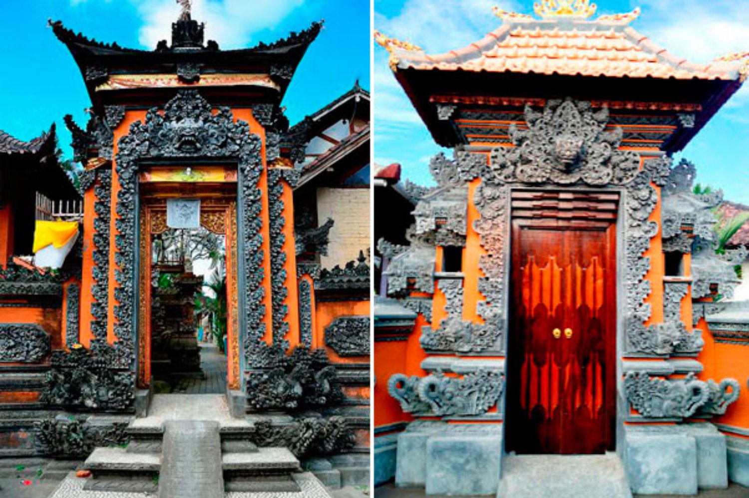 Desain Angkul Angkul Style Bali Dengan Ukiran Tradisional
