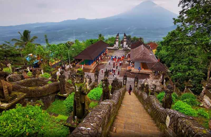 Layout of Lempuyang Temple