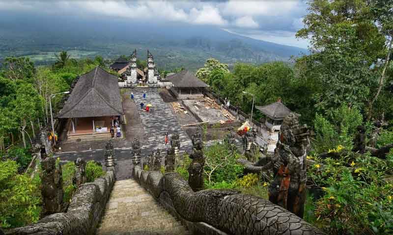 Layout of Lempuyang Temple