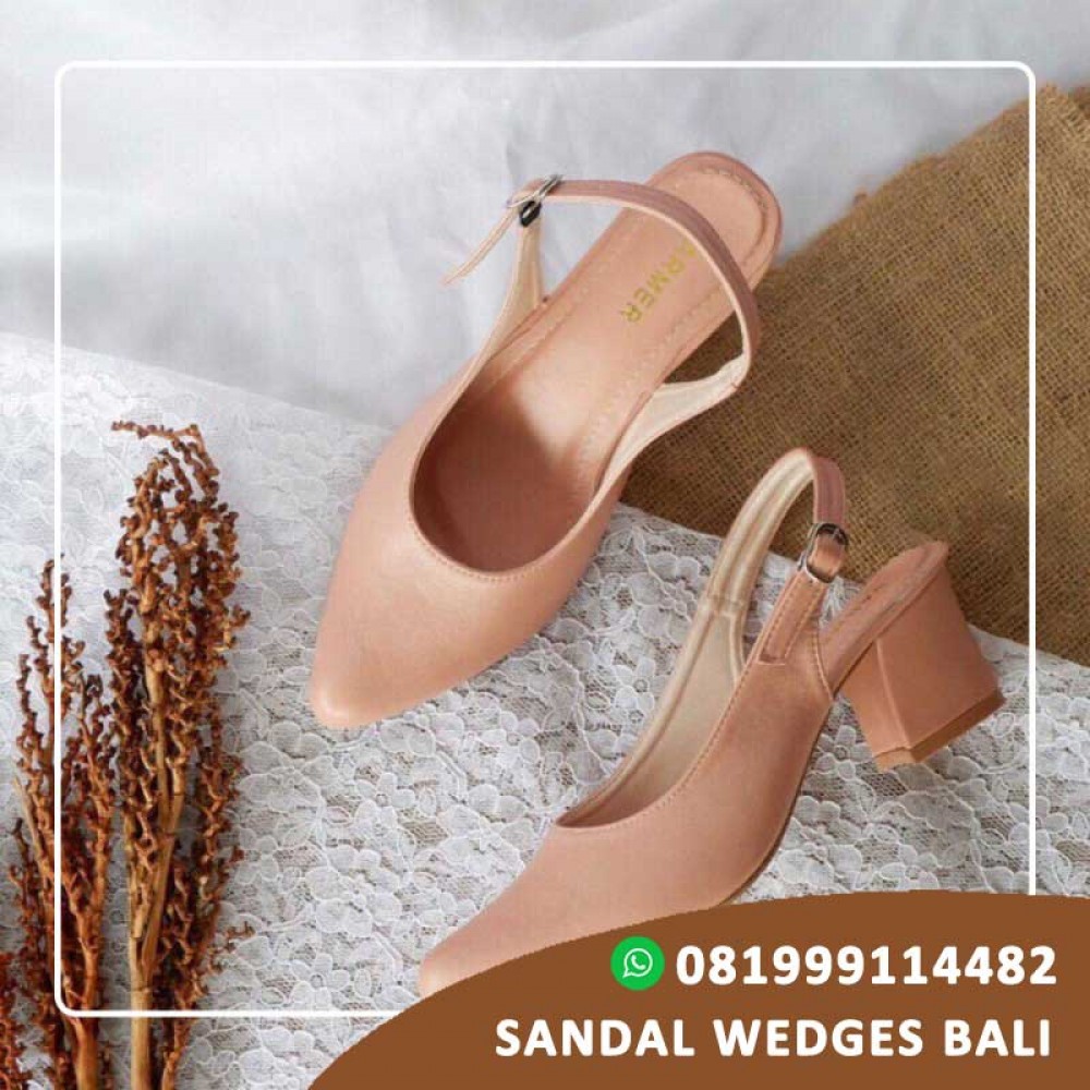 Sandal Selop Wanita Hak Tinggi