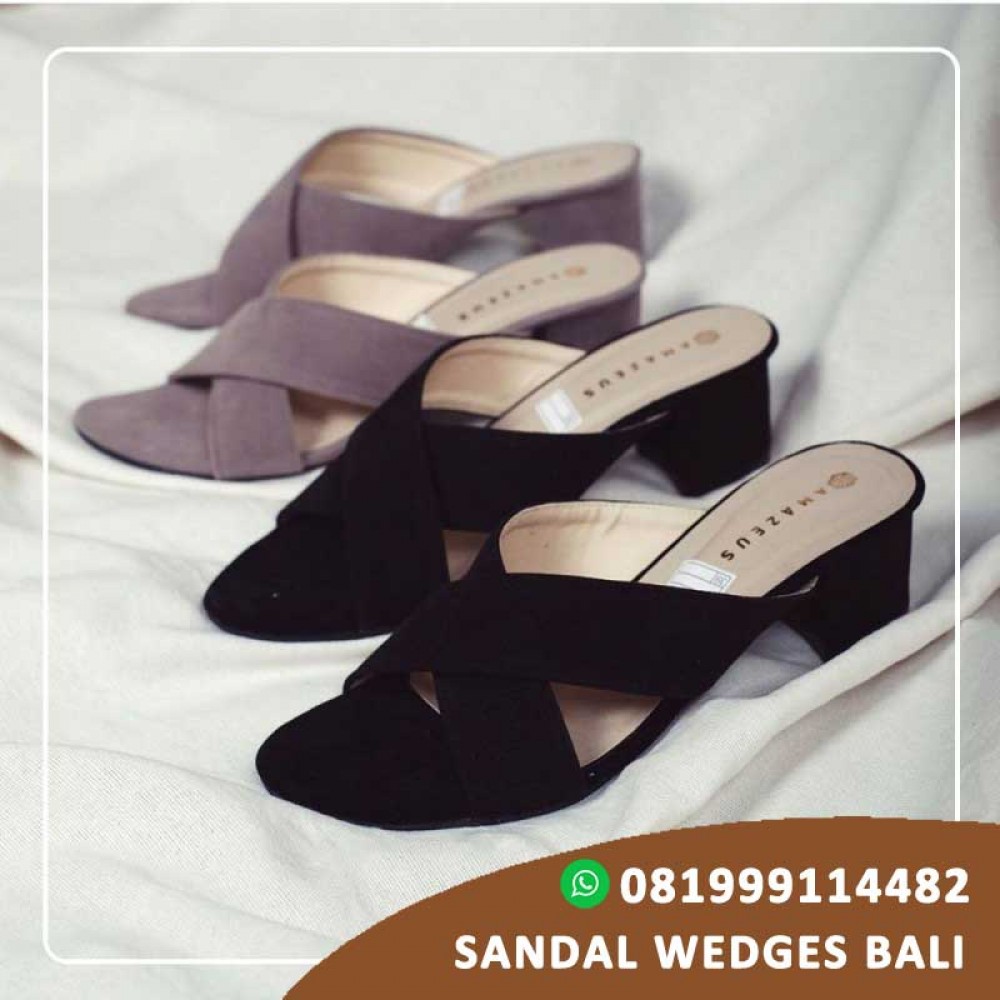 Sandal Wanita Heels 3 Cm