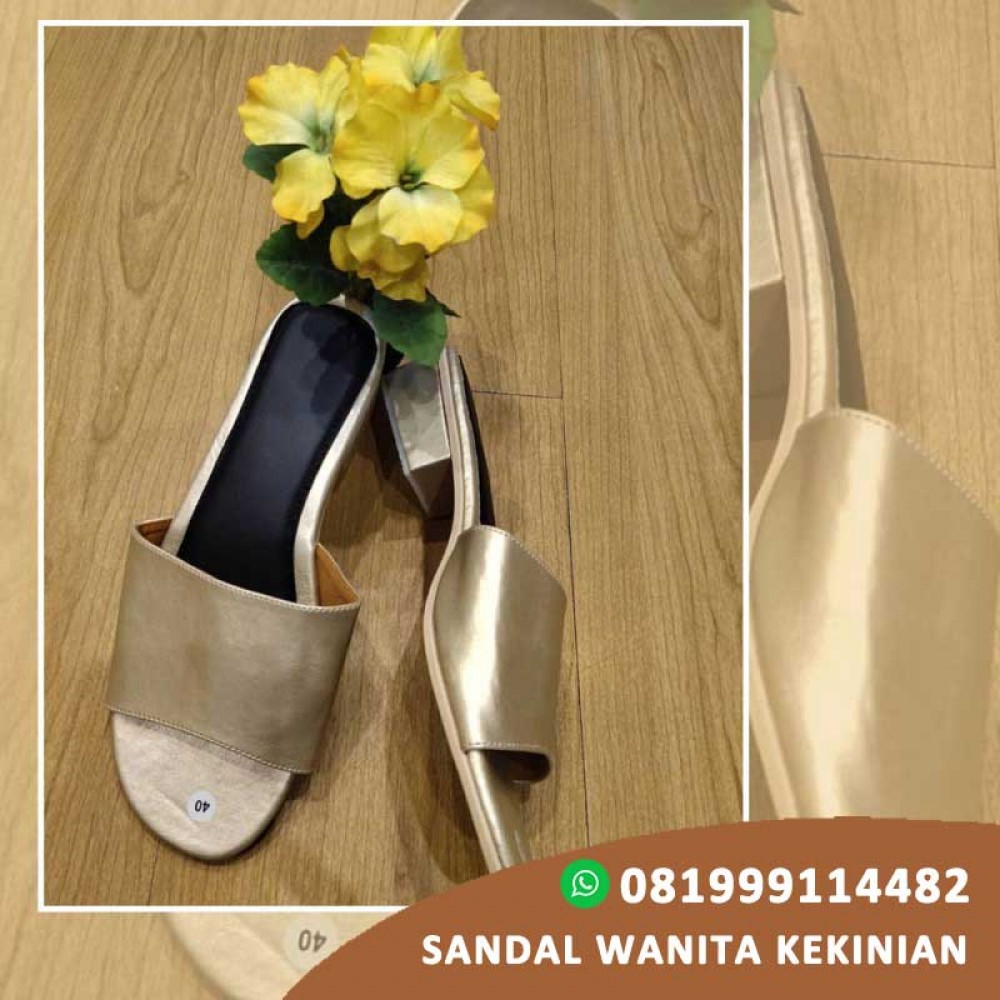 Sandal Jepit Hak Tinggi Wanita