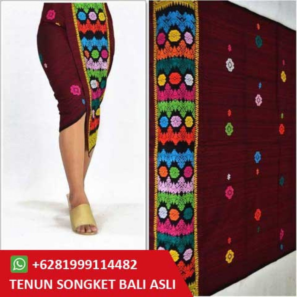 Kain Songket Bordir Bali